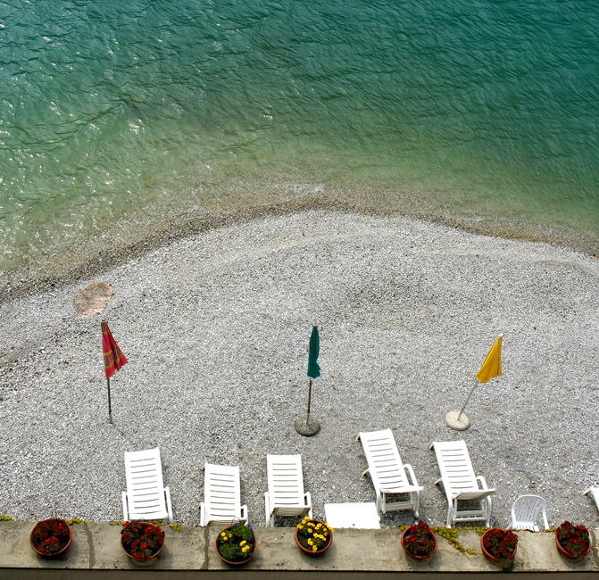 Spiaggia sul lago