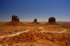Vista sulla Monument Valley